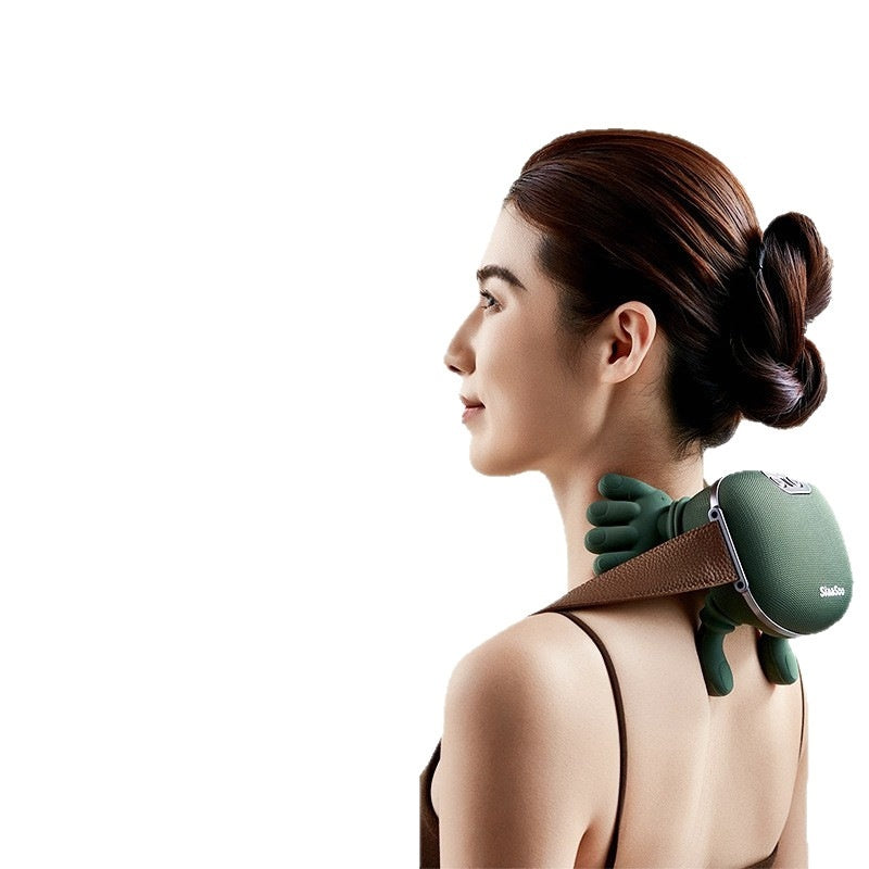 Electric Neck And Shoulder Muscle Massager Wireless Shoulder And Back Kneading Massage Shawl Neck Masajeador Relax Pain Relief Nak Health and Beauty