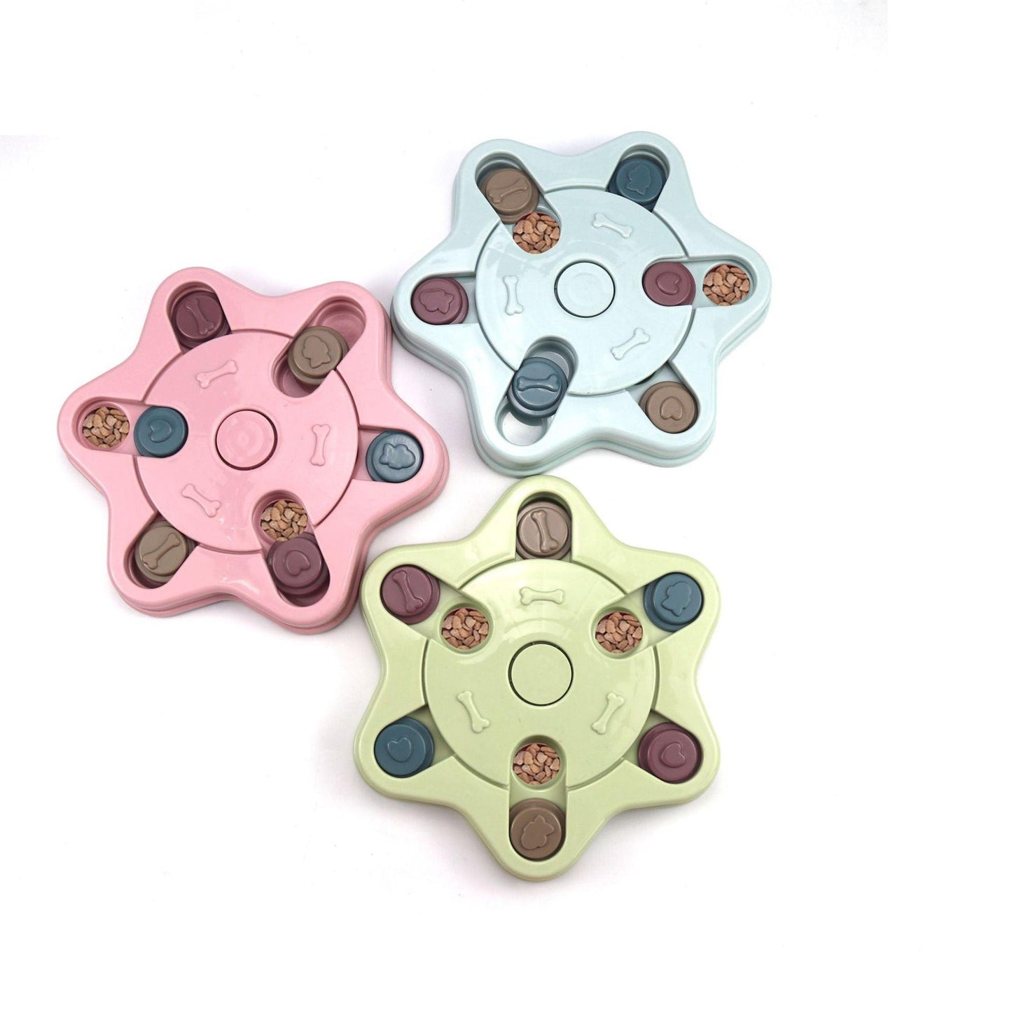 Interactive Slow Feeder Dog Bowl - Engage, Entertain, And Nourish Your White Diomedes