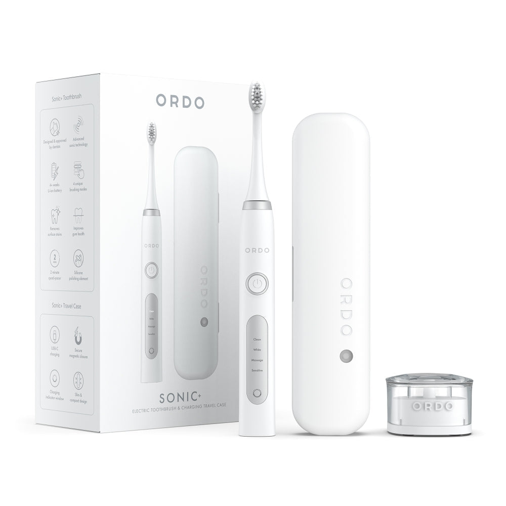 ORDO SONIC+ TOOTHBRUSH & CASE WHITE Nak Health and Beauty