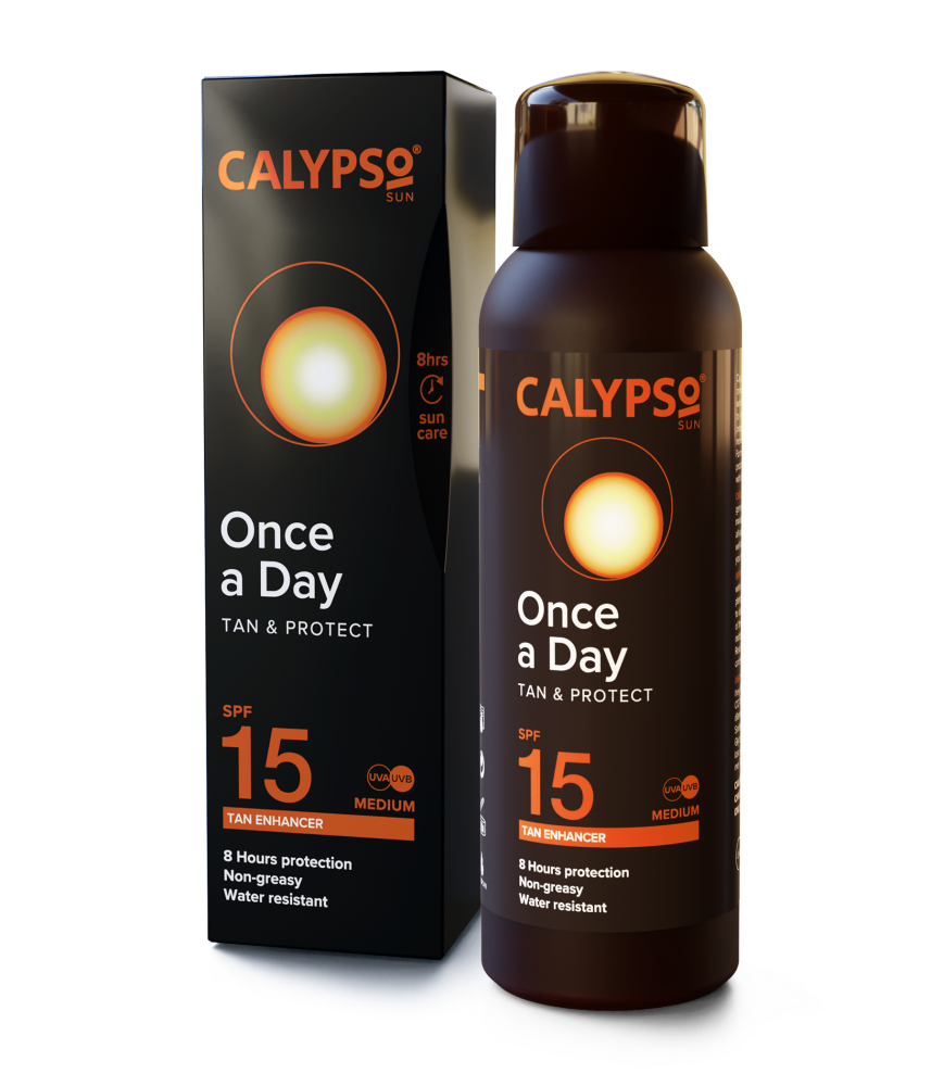 CALYPSO ONCE A DAY TAN & PROTECT SPF15