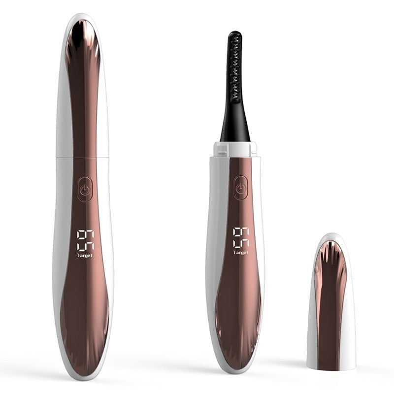 New Electric Heating Eyelash Curler Electric Ion Ironing Eyelash Curler Electric Eyelash Curler Electric Heating Curling Eyelash Tool Nak Health and Beauty