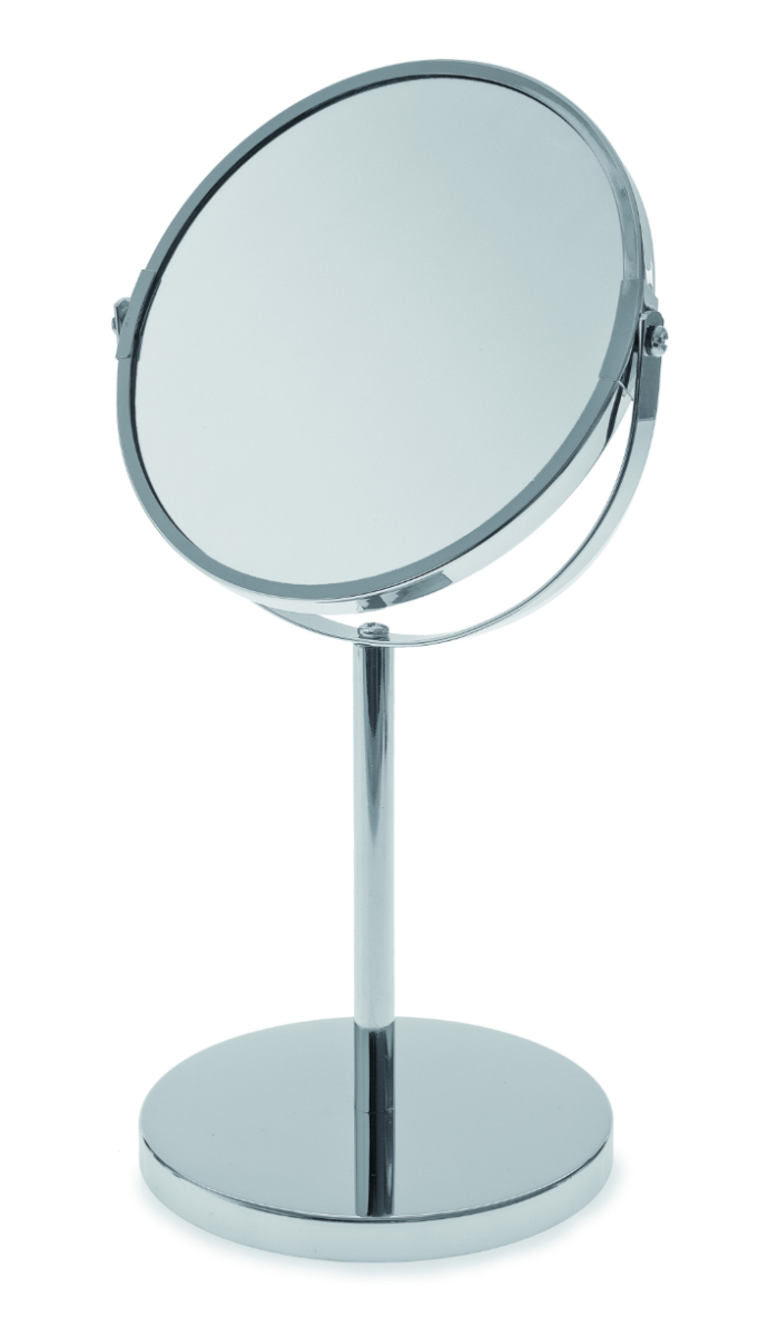 2x Chrome Pedestal Mirror Nak Health and Beauty