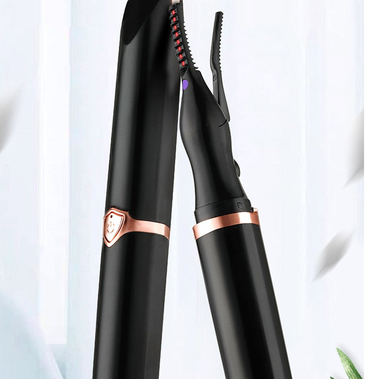 Rechargeable 360 Rotating Portable Eyelash Curler, Electric Heated Eyelashes Curler For Women Makeup Tools Nak Health and Beauty