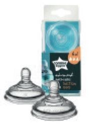 Tommee Tippee. CTN Teat Fast Flow -6 Months+ Nak Health and Beauty
