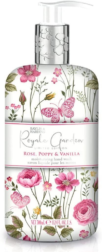 3 x Baylis & Harding Rose Poppy & Vanilla Hand Wash - 500ml