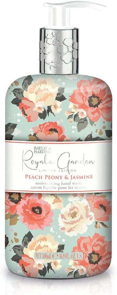3x Baylis & Harding Peach Peony & Jasmine Handwash - 500ml Nak Health and Beauty