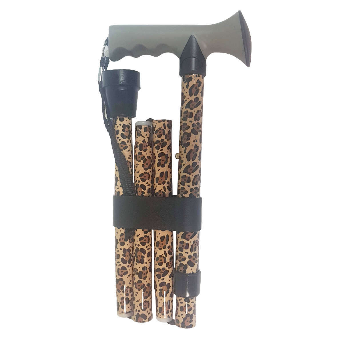 Life Healthcare Walking Stick Gel Grip - Brown Leopard **BEST-SELLER** Nak Health and Beauty