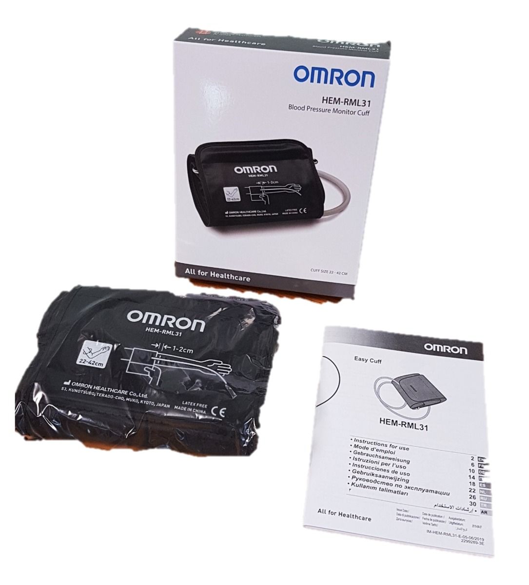 Omron Large / Easy Cuff - Circumference 22-42cm Nak Health and Beauty