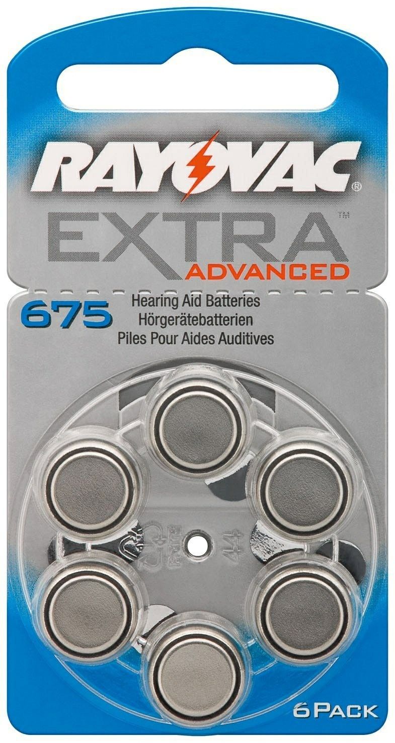 Rayovac Hearing Aid Batteries- No 675 Nak Health and Beauty