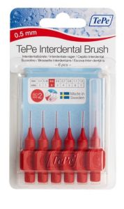 Tepe Interdental Brushes Size 2 - Red 0.5mm Nak Health and Beauty