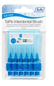 Tepe Interdental Brushes Size 3 - Blue-0.6mm Nak Health and Beauty