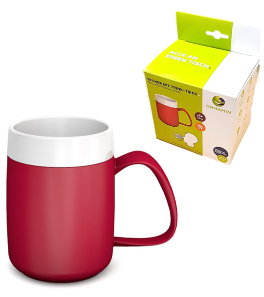 Ornamin Thermal Mug - 1 Handle - Red Nak Health and Beauty