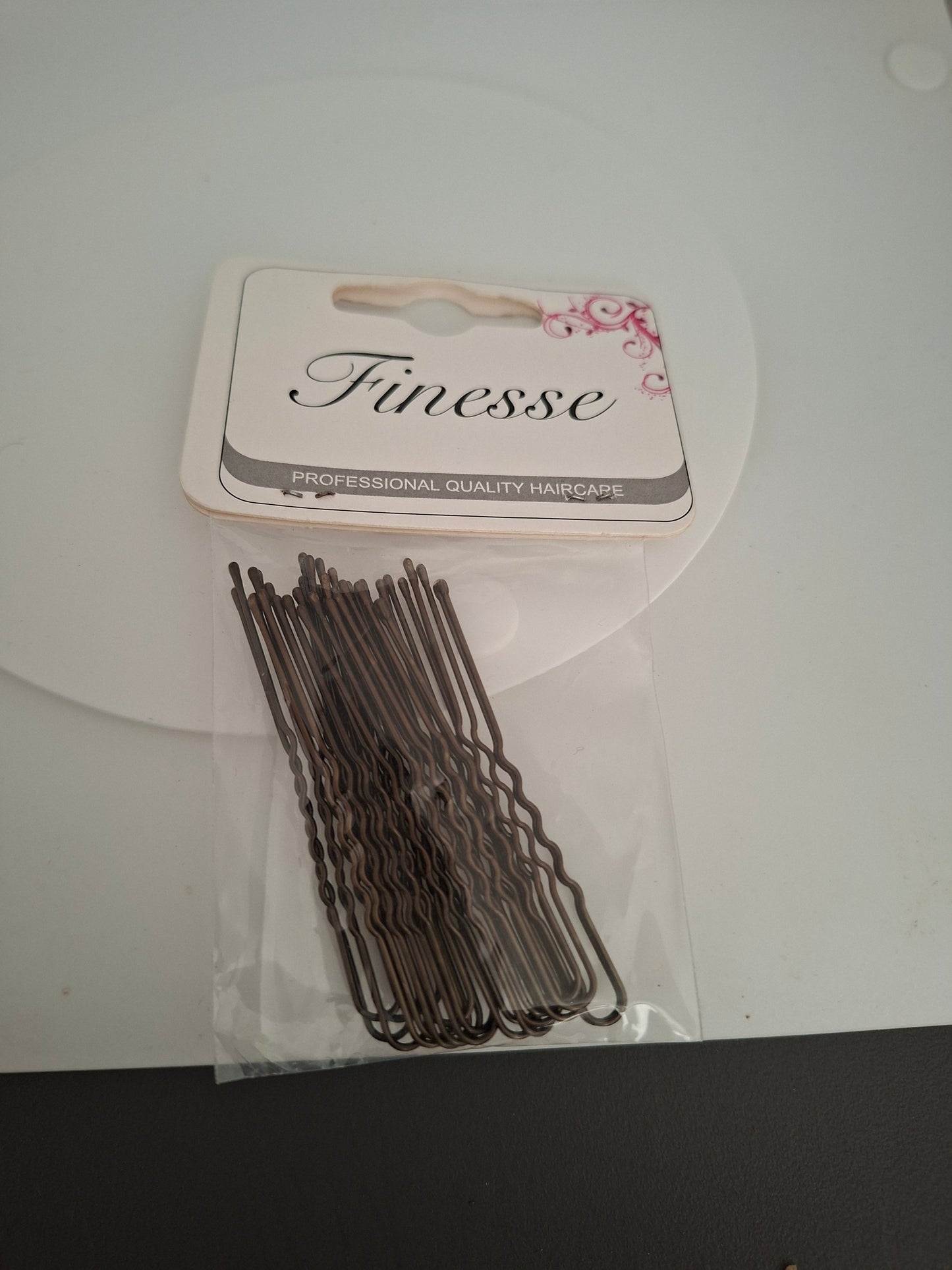 Finesse Waved Hair Pins-Brown Nak Health and Beauty