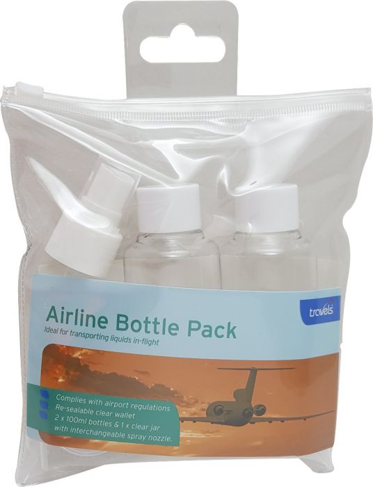 Travels Airline Bottle Pack **BEST-SELLER** Nak Health and Beauty