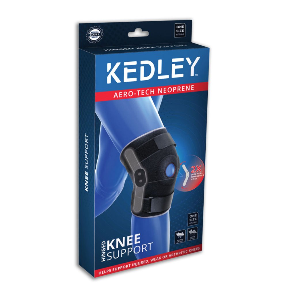 KEDLEY AERO TECH HINGED KNEE SUPPORT 1 SIZE Nak Health and Beauty