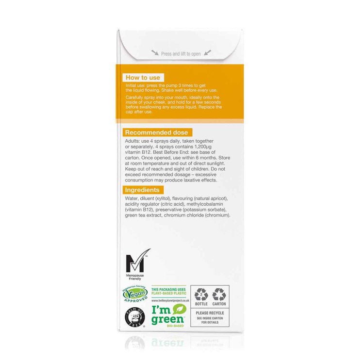 BOOST VITAMIN B12 DAILY ORAL SPRAY Nak Health and Beauty