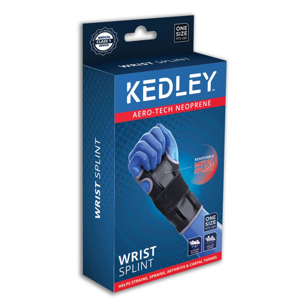 KEDLEY AERO TECH WRIST SUPPORT WITH METAL SPLINT Nak Health and Beauty
