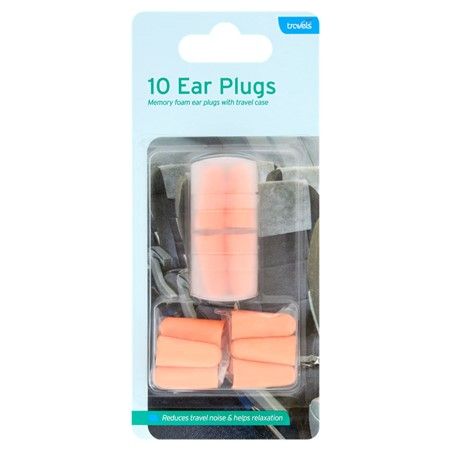 Travels Ear Plugs 8 Pack Nak Health and Beauty