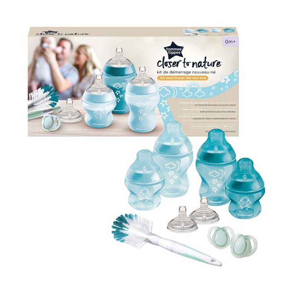 TOMMEE TIPPEE  NS STARTER FEEDING  BOTTLE  KIT BLUE Nak Health and Beauty