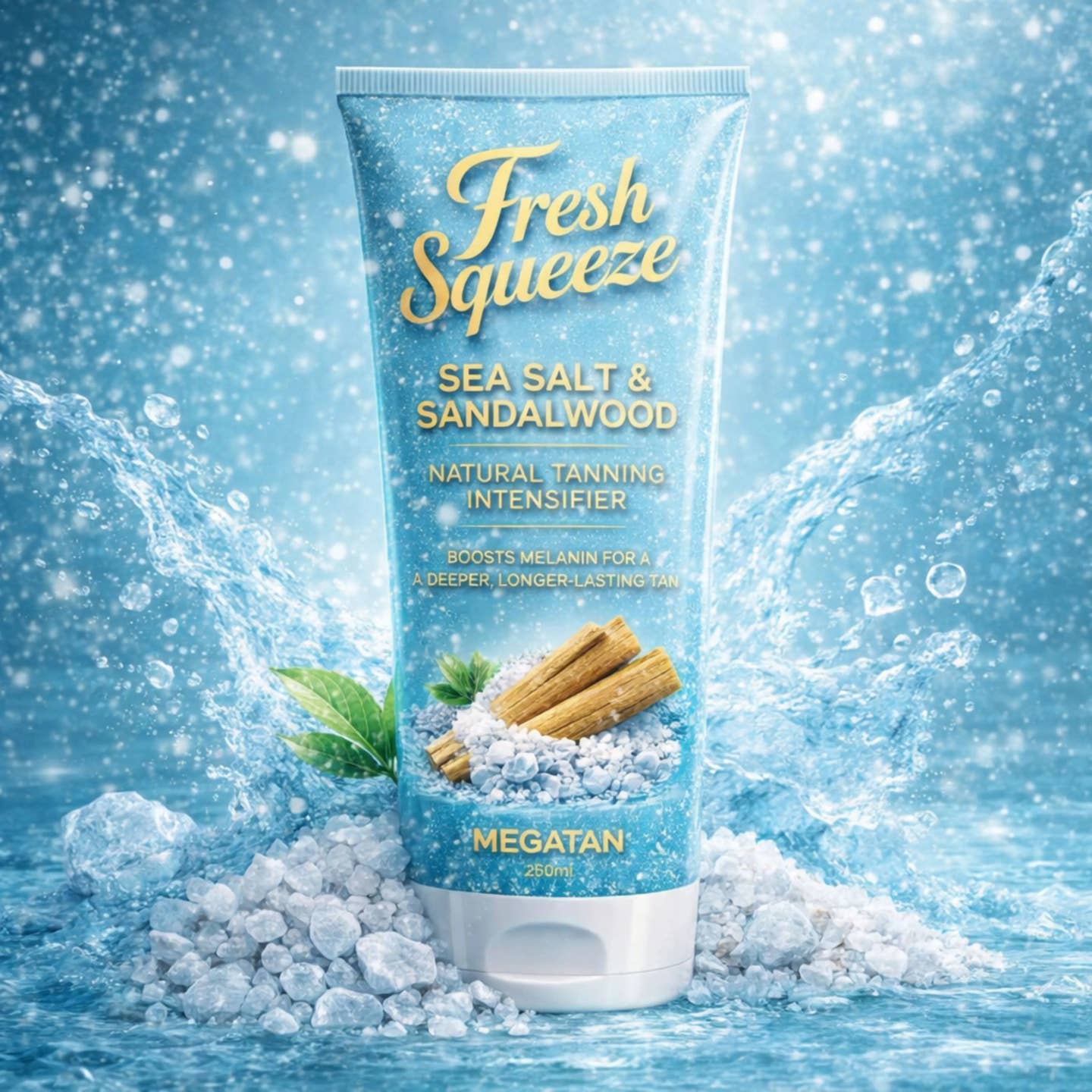 Fresh Squeeze – Sea Salt & Sandalwood Natural Tanning Intensifier Lotion 250ml Nak Health and Beauty