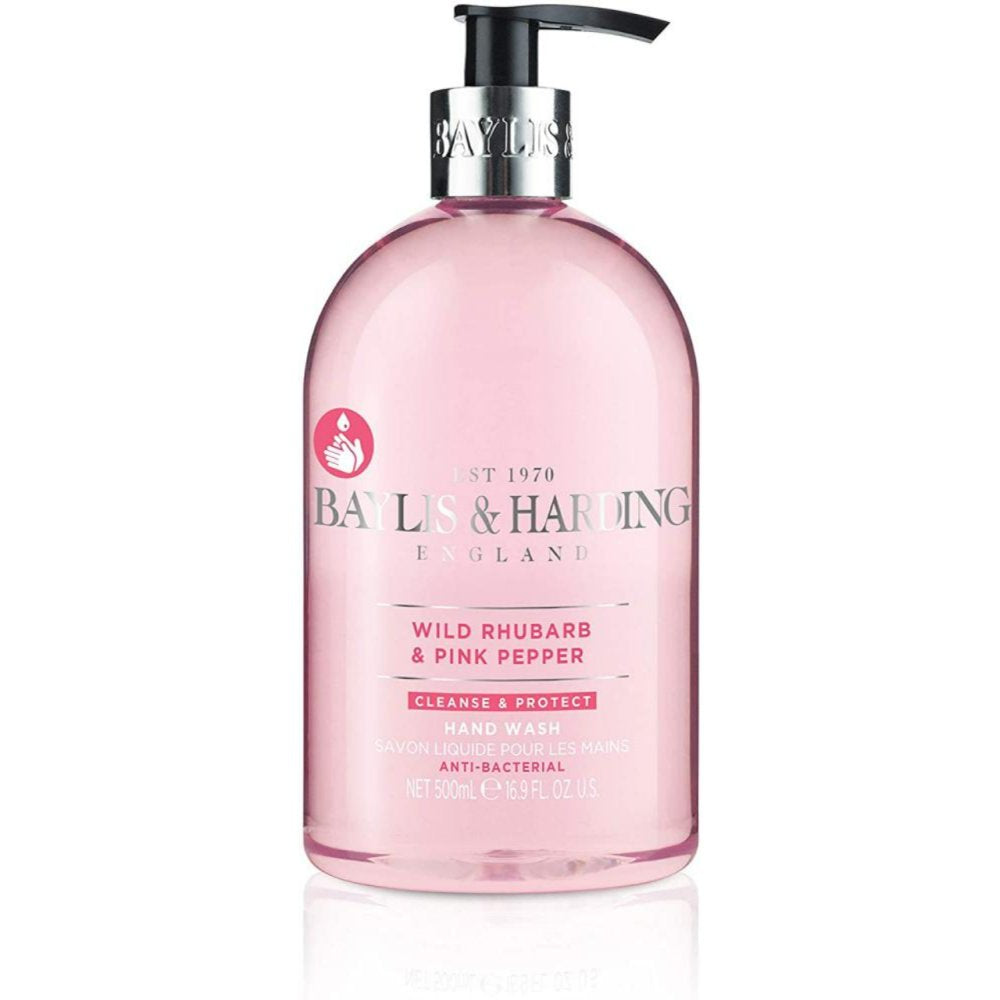 3x WILD RHUBARB AND PINK PEPPER ANTIBAC HANDWASH Nak Health and Beauty