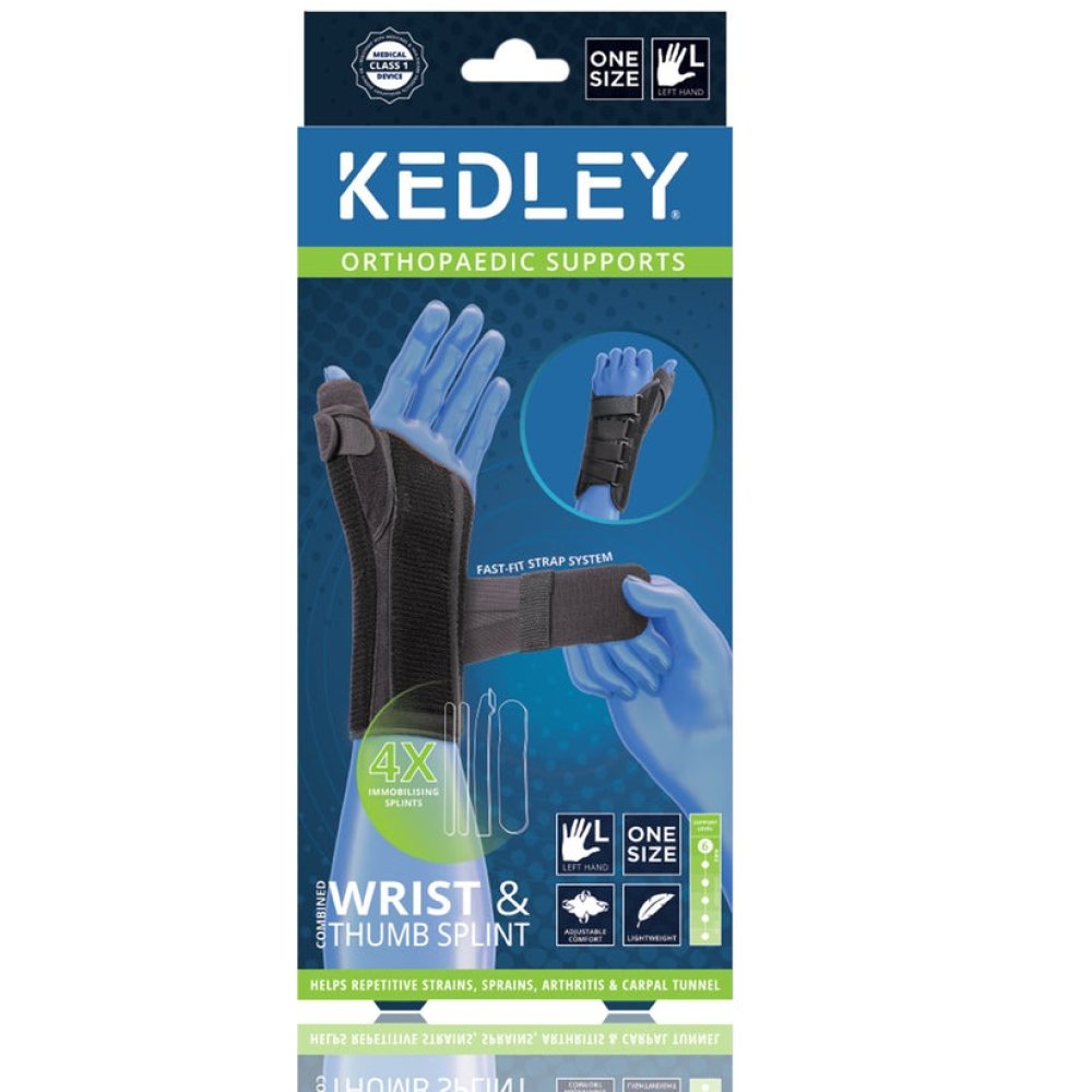 Kedley wrist & thumb splint left