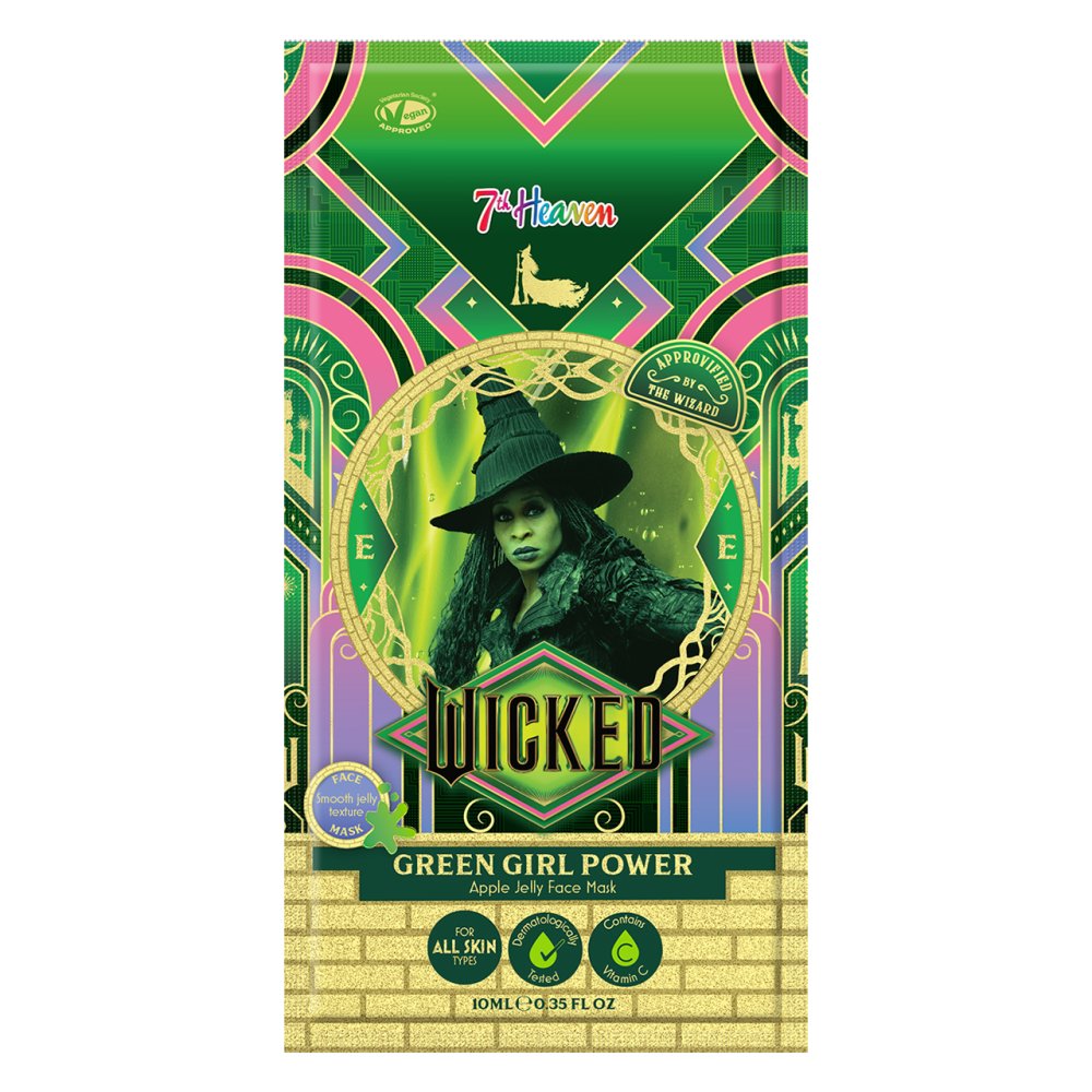 WICKED ELPHABA GREEN GIRL POWER APPLE JELLY MASK Nak Health and Beauty