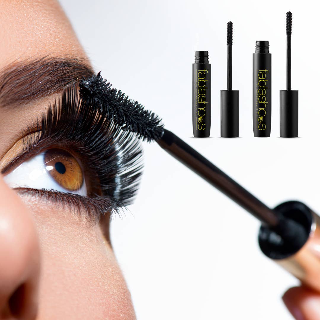Fablashous 3D Thickening and Lengthening Black Natural Green Tea Fibre Lash Mascara Nak Health and Beauty
