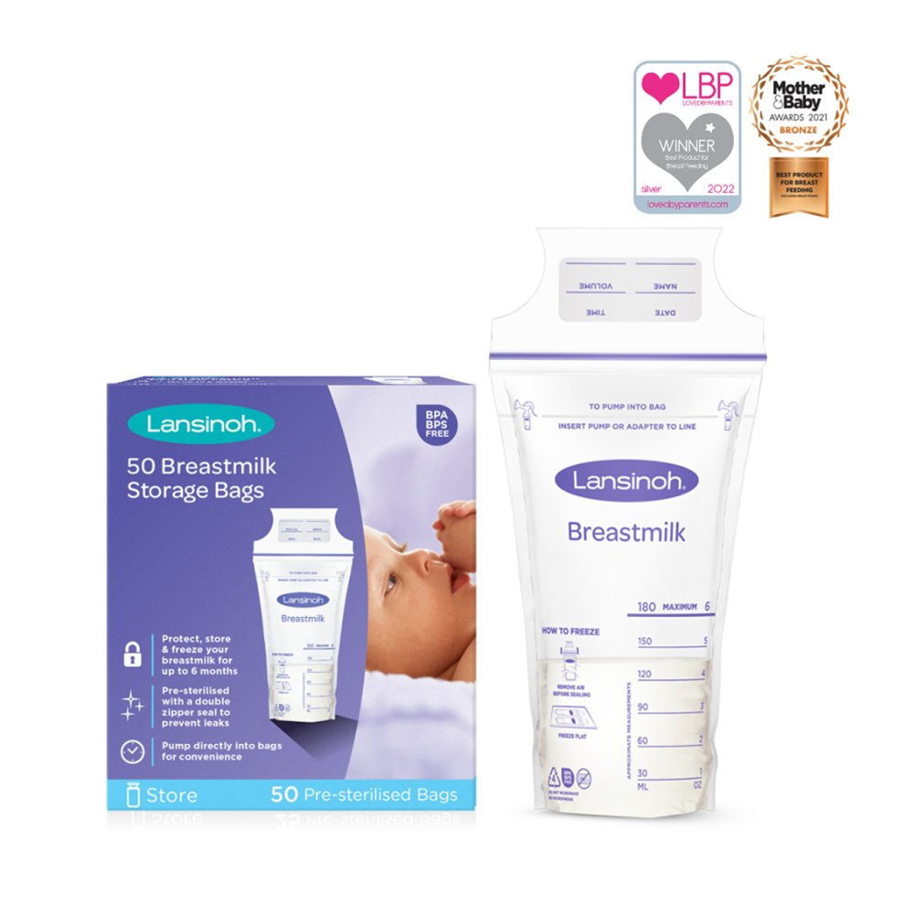 Lansinoh breastmilk storage bags 50pk Nak Health and Beauty