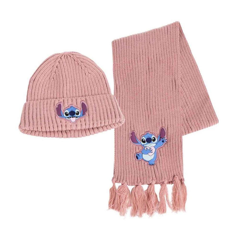STITCH HAT SCARF SET Nak Health and Beauty