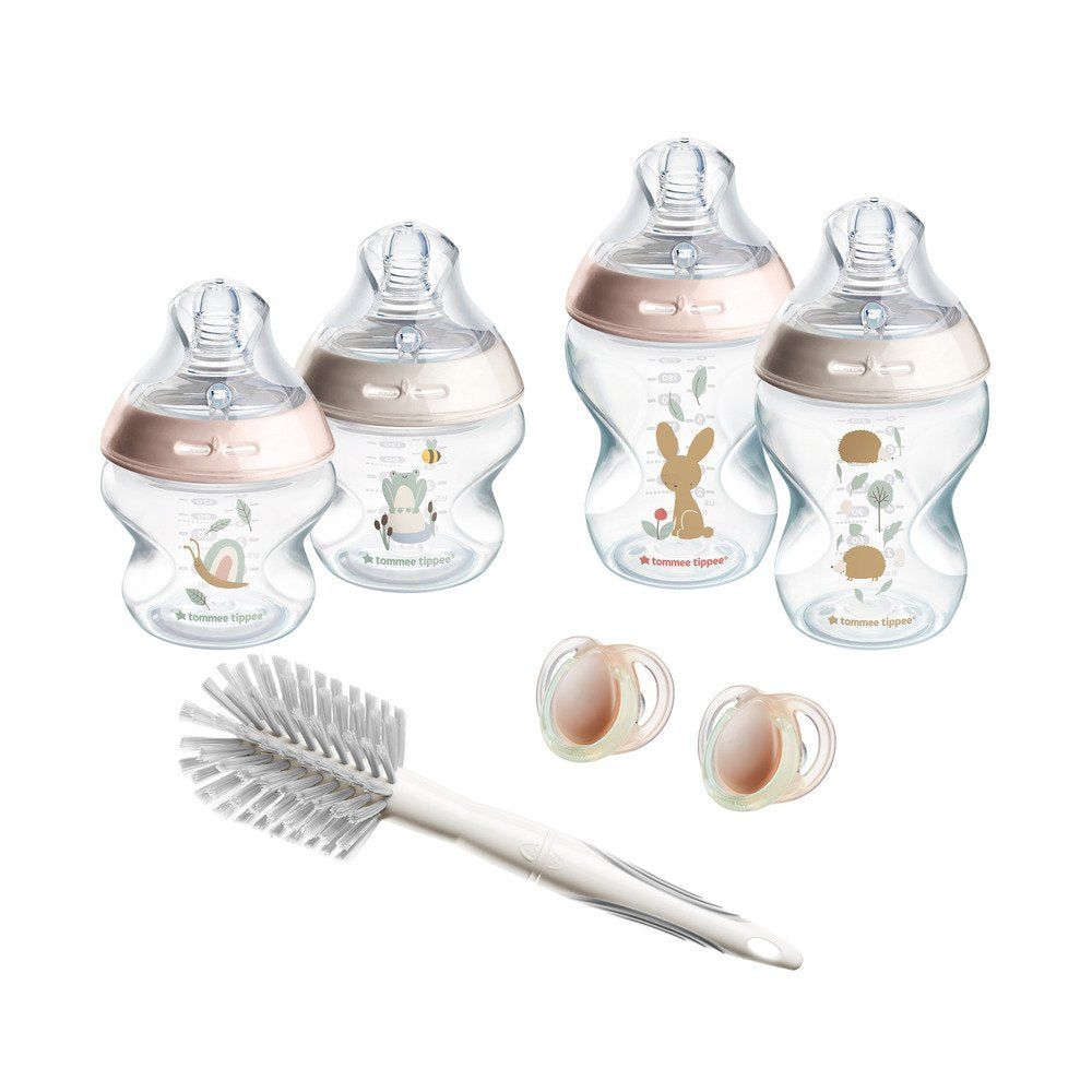 TOMMEE TIPPEE  NS STARTER FEEDING  BOTTLE  KIT PINK Nak Health and Beauty