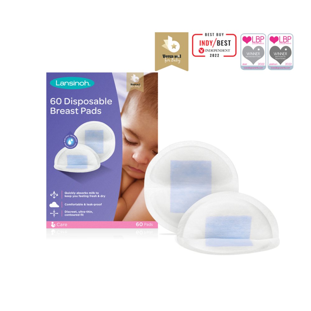 LANSINOH DISPOSABLE NURSING PADS 60PK Nak Health and Beauty