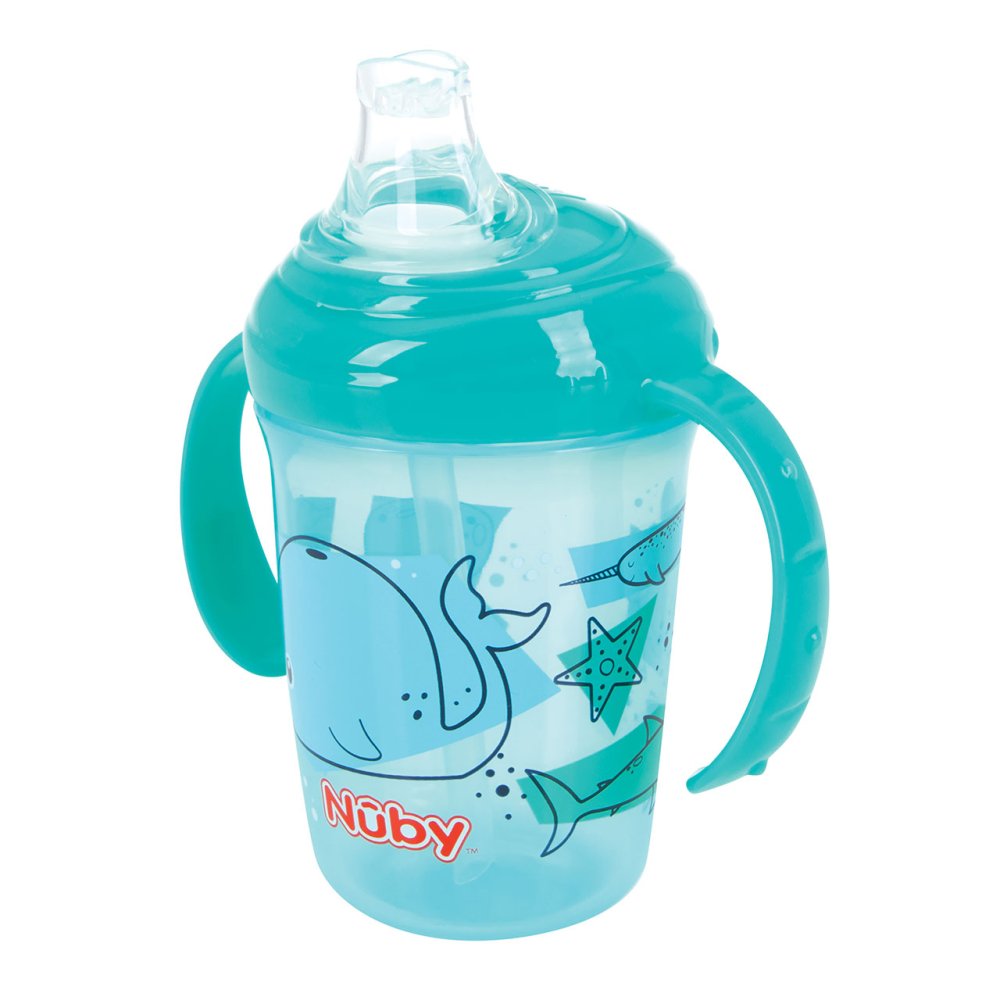 Nuby
DECORATED GRIP N SIP CUP PINK OR BLUE Nak Health and Beauty
