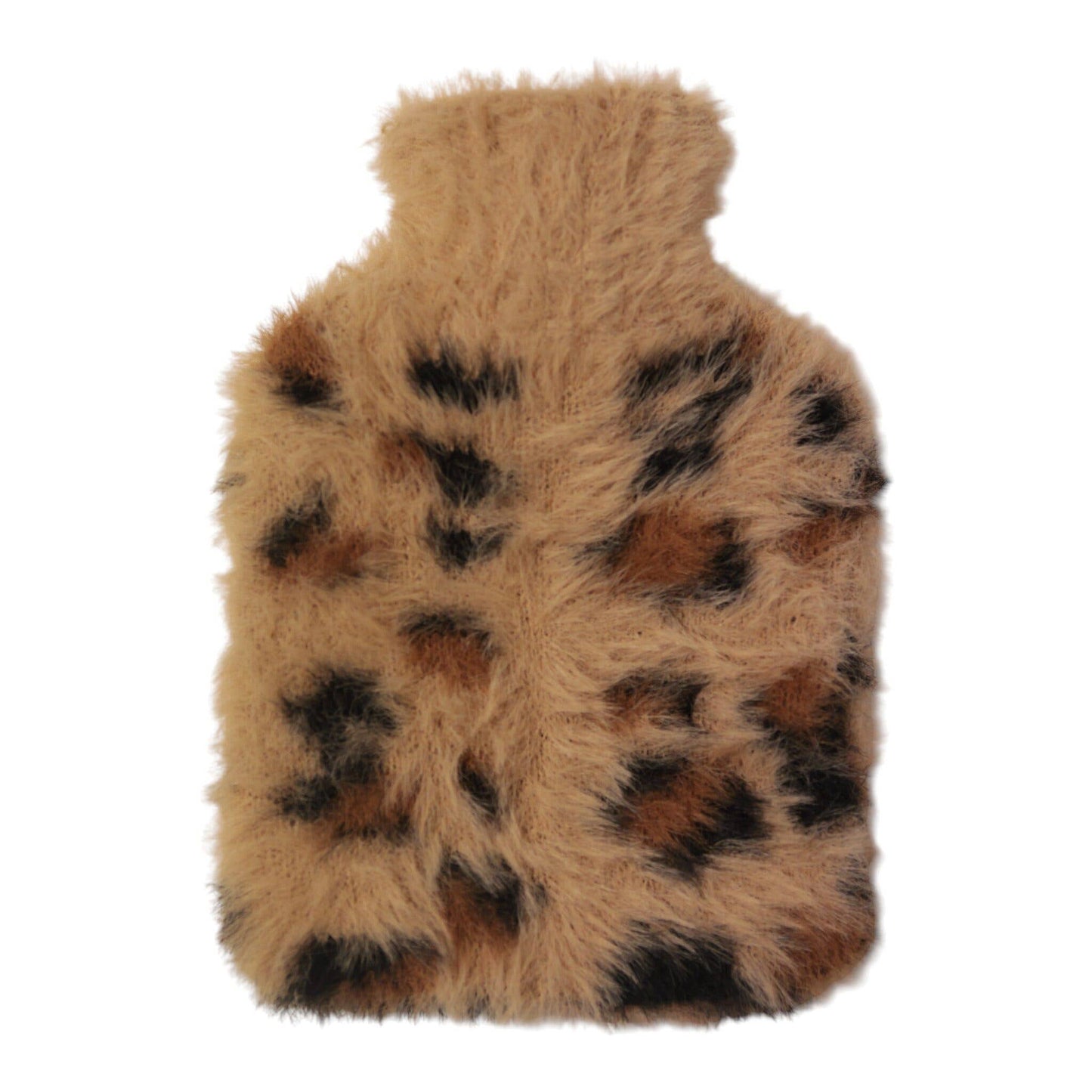 Tan Animal Print Mini Hot Water Bottle CC130 Nak Health and Beauty
