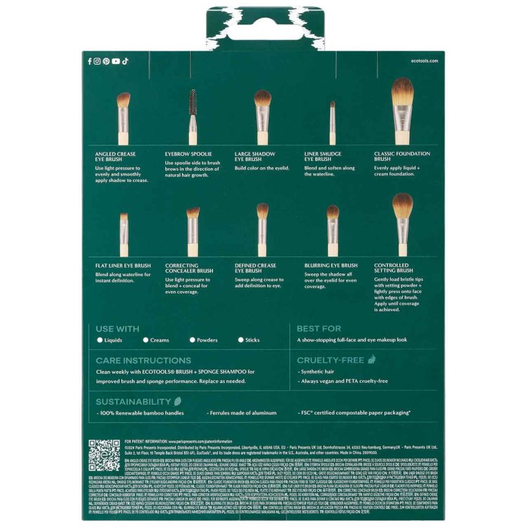 NATRUAL BEAUTY 10 PIECE SET Nak Health and Beauty