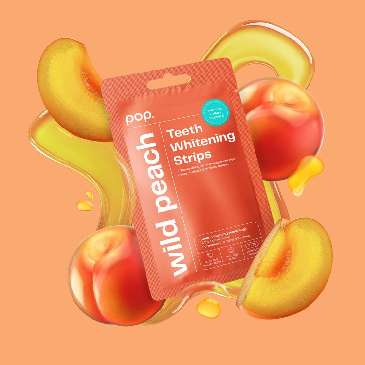 POP WHITENING STRIPS WILD PEACH Nak Health and Beauty