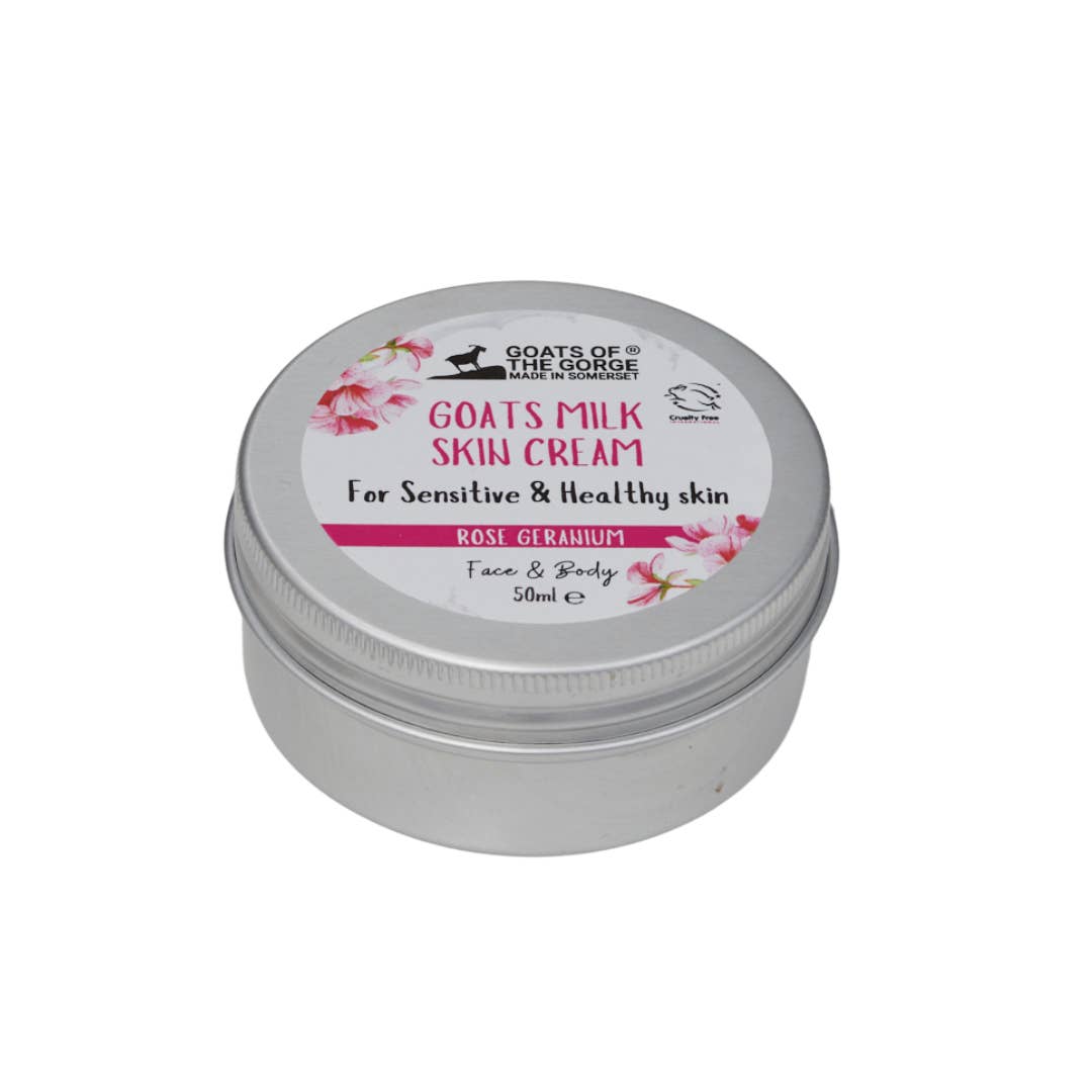 Goats Milk Skin Cream Rose Granium 50ml Nak Health and Beauty