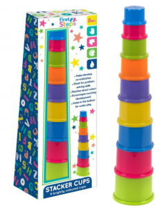 First Steps Stack Up Cups(Set /0) Height 38cm Nak Health and Beauty