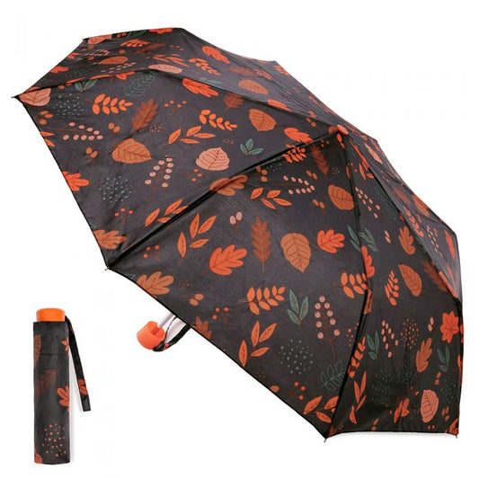 Autumn Leaves Print Supermini Umbrella Nak Health and Beauty