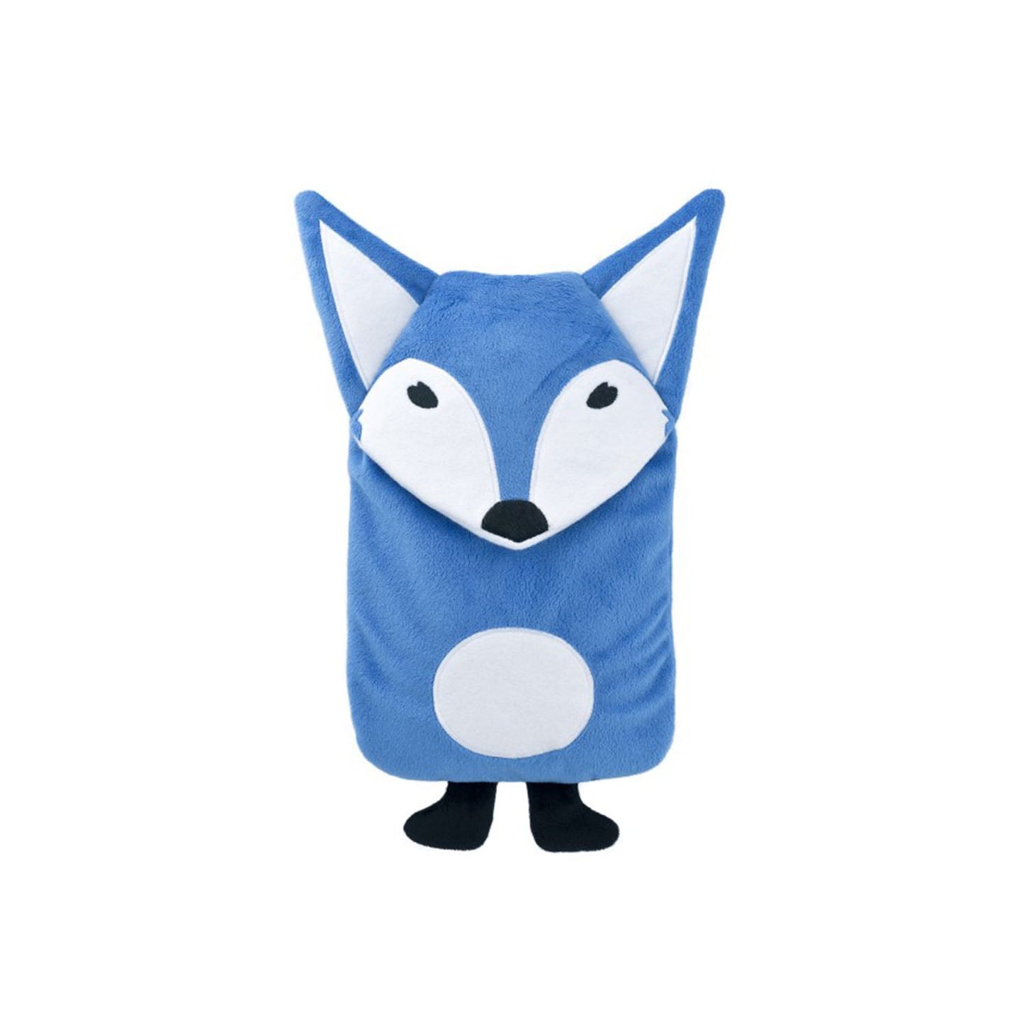 Hugo Frosch Children's eco-hot water bottle 0.8 l with cover "Mr. Fox" blue Nak-Health-&-Beauty-