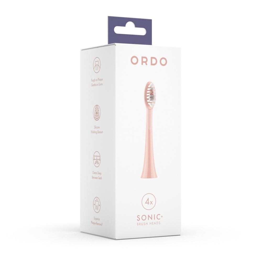 Ordo Sonic + BRUSH HEADS ROSE GOLD 4PK Nak-Health-&-Beauty-