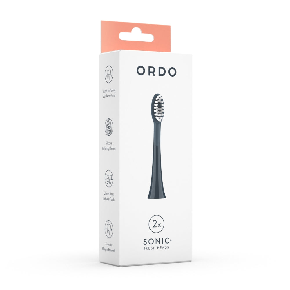 Ordo Sonic + BRUSH HEADS CHARCOAL GREY 2PK