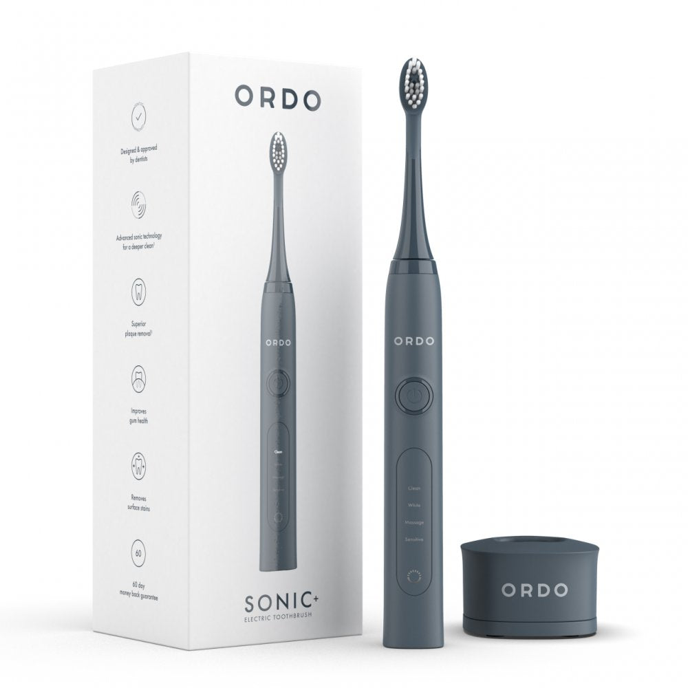 Ordo Sonic+ ELECTRIC TOOTHBRUSH CHARCOAL GREY Nak-Health-&-Beauty-