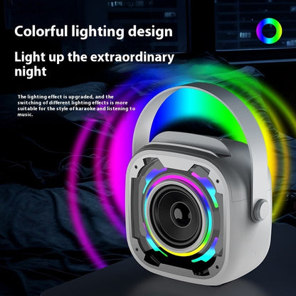 Portable Wireless Bluetooth Speaker With Microphone Integrated Karaoke Speaker Nak Health and Beauty