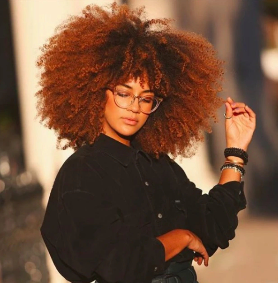European And American Wigs Female Short Curly Wigs Nak Health and Beauty