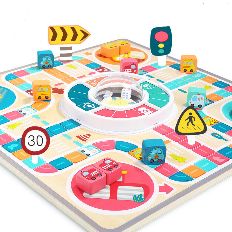 Kids Toys Flying Chess Parent-child Interactive Game Chessboard Children's Board Game Toys Puzzle Jump Checkers Nak Health and Beauty