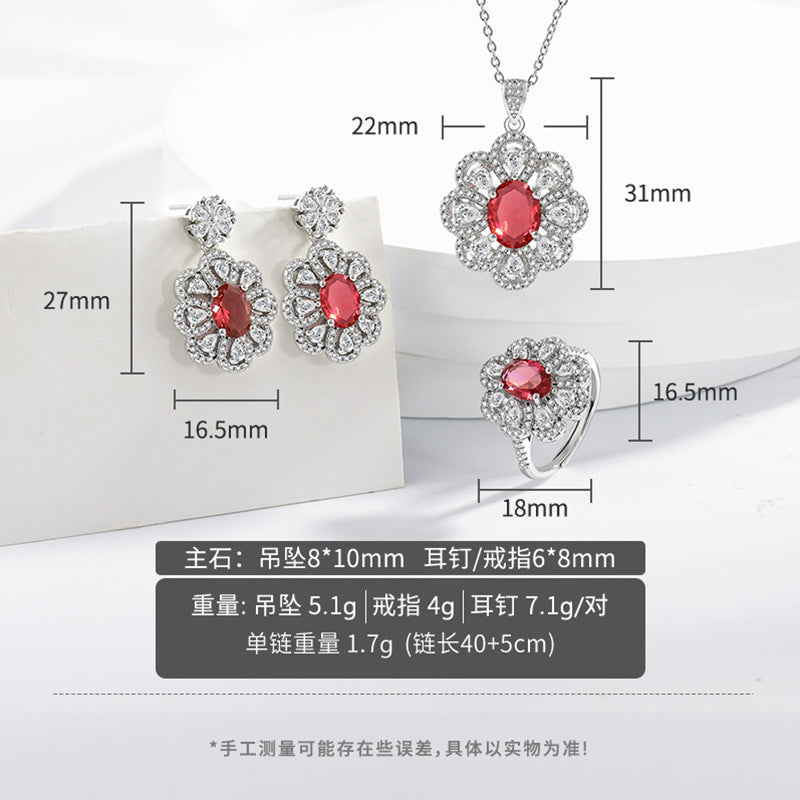 Bride Jewelry Earrings Necklace Jewelry Suit Nak Health and Beauty