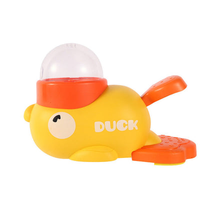 Dog Puzzle Feeder Interactive Pet Food Treat Dispenser Cartoon Duck Design Anti-slip Pets Automatic Feeder Toys For Dog Training Pet Products Nak Health and Beauty
