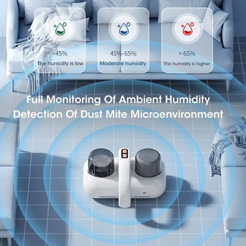 New Mattress Vacuum Mite Remover Cordless Handheld Cleaner Powerful Suction For Cleaning Bed Pillows Home Supplies Nak Health and Beauty