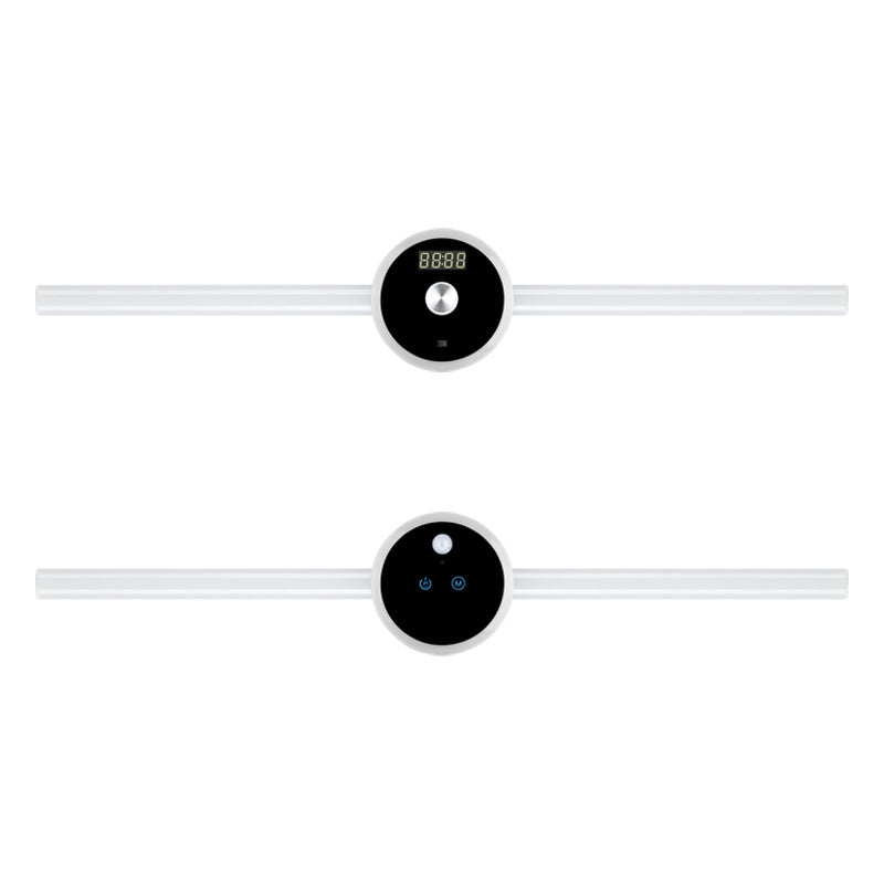 Smart Cabinet Light Clock Timing Sensor Light Removable LED Wardrobe Light Human Body Sensor Light Nak Health and Beauty